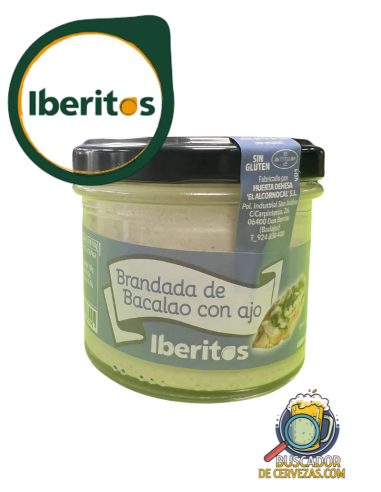 IBERITOS - BRANDADA DE BACALAO CON AJO - 110g