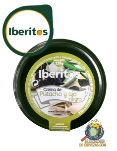 IBERITOS - CRENA DE PISTACHO Y AJO NEGRO - 110g