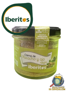 IBERITOS - CRENA DE PISTACHO Y AJO NEGRO - 110g 2