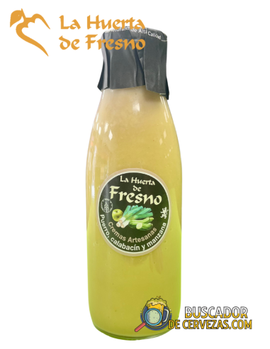 LA HUERTA DE FRESNO - CREAM OF PEACH, Zucchini and APPLE - 750ml