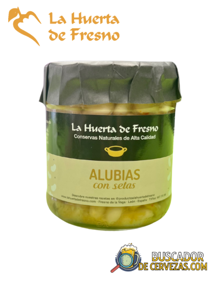 LA HUERTA DE FRESNO - ALUBIAS CON SETAS - 370ml