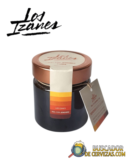LOS IZANES - HONEY WITH LEMON AND GINGER - 300g