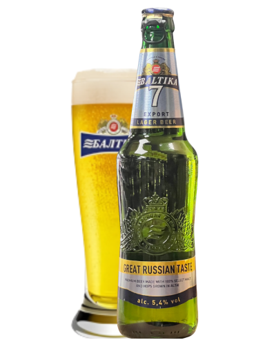 BALTIKA - 7 PREMIUM EXPORT - European Pale Lager 47cl
