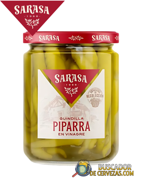 SARASA - PIPARRA GUIDILLA EM VINAGRE - 390g