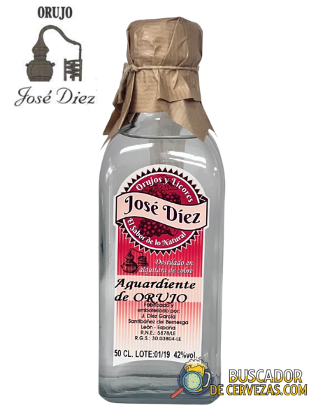 ORUJO Y LICORES JOSÉ DÍEZ - AGUARDIENTE DE ORUJO - 50cl