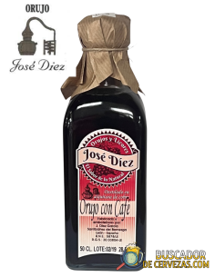ORUJO Y LICORES JOSÉ DÍEZ - ORUJO CON CAFÉ - 50cl