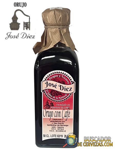 ORUJO Y LICORES JOSÉ DÍEZ - ORUJO WITH COFFEE - 50cl