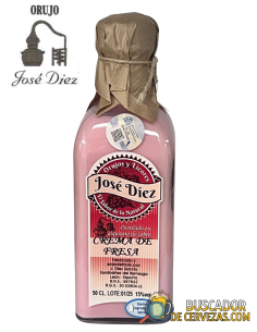 ORUJO Y LICORES JOSÉ DÍEZ - CREMA DE FRESA - 50cl