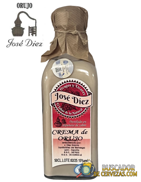 ORUJO Y LICORES JOSÉ DÍEZ - CREMA DE ORUJO - 50cl