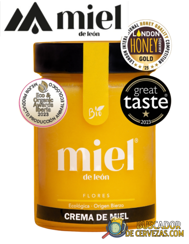 LION HONEY - HONEY-FLOWER CREAM - Organic 450g