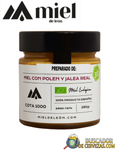 LION'S HONEY - CREME DE MEL COM POLEN E GELÉIA ROYAL - Biológico 280g