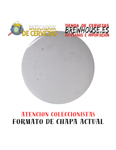 chapa de cerveza color blanca