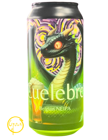 VAMOS A BEER & URSAK MADBREW - CUELEBRE - IPA Belga de Nova Inglaterra 44cl