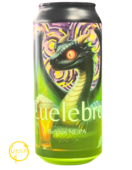 VAMOS A BEER & URSAK MADBREW - CUELEBRE - IPA Belga de Nova Inglaterra 44cl