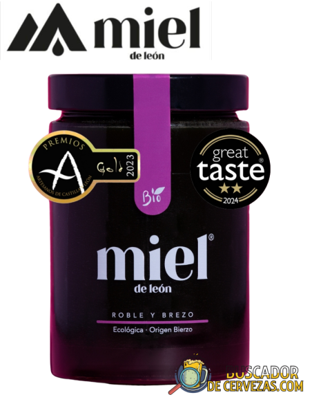 MIEL DE LEÓN - ROBLE-BREZO - Ecológico 800g