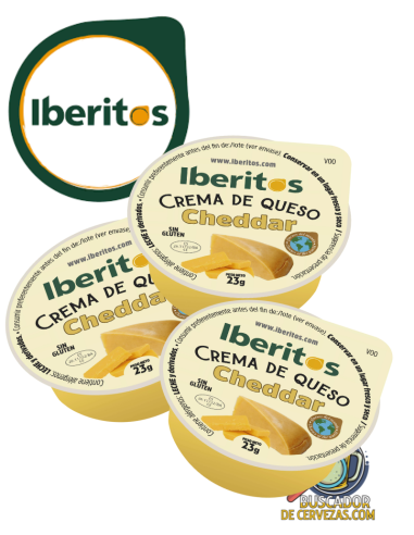 IBERITOS - CREME DE QUEIJO CHEDDAR - 3x23g