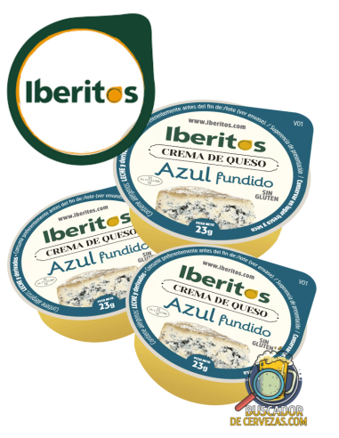 IBERITOS - CREME DE QUEIJO AZUL - 3x23g