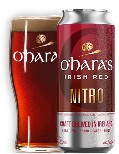 OHARA'S - IRISH RED - Cerveja vermelha em lata 44cl