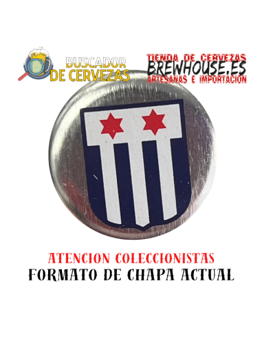 chapa con dibujo de marca