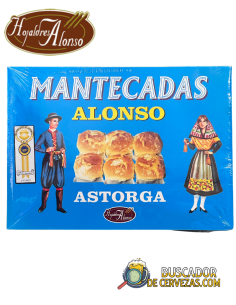 HOJALDRES ALONSO - MANTECADAS 1 DOCENA - 200g