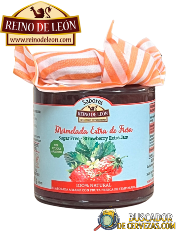 REINO DE LEÓN - STRAWBERRY MARMELLA - Sugar Free 280g