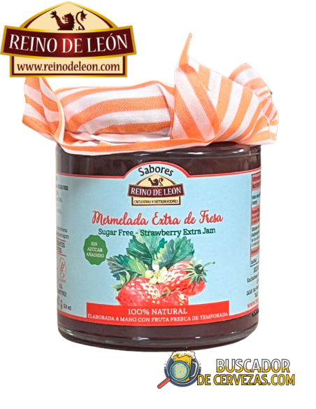 REINO DE LEÓN - STRAWBERRY MARMELLA - Sugar Free 280g