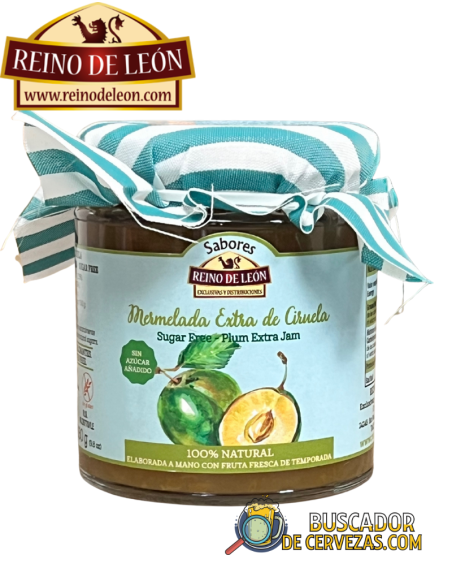 REINO DE LEÓN - MARMELADA CIRUELA - Sugar Free 280g