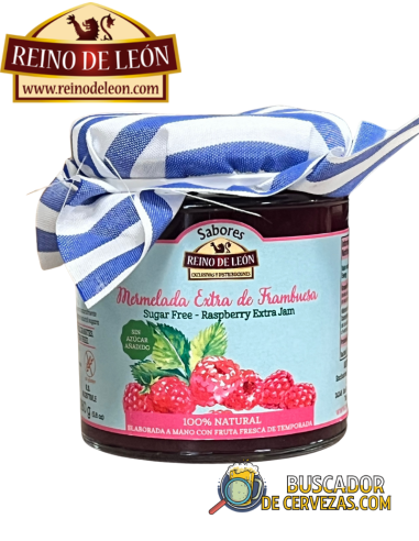 REINO DE LEÓN - MARMELADA DE FRAMBUESA - Sugar Free 280g