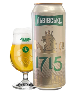 LVIVSKE - 1715 - European Pale Lager Lata 50cl 2