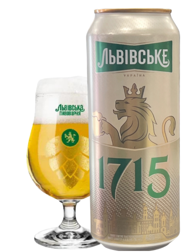 LVIVSKE - 1715 - European Pale Lager Lata 50cl