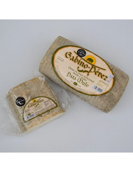 QUESOS GABINO PEREZ - PATA MULO LECHE CRUDA OVEJA - Cuña 500 g. aprox.