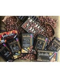 CHOCOLATES SANTOCILDES - CHOCOLATE EXTRAFINO 41% CON LECHE Y ALMENDRAS - 150g 2