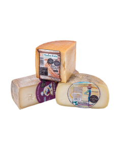 QUEIJO LA PAISANA DEL ESLA - LEITE DE BOVINO CURADO - CUÑA 400 g. aprox.