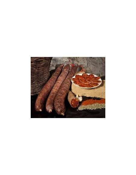 EMBUTIDOS FERJU - CARNE DE PORCO EXTRA CULAR CHORIZO EXTRA CULAR DE CERDO PICANTE - Peça 1,2Kg aprox.