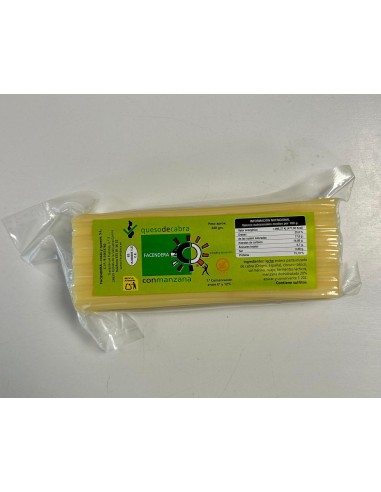 QUESOS FACENDERA - QUESO DE CABRA PASTA BLANDA CON MANZANA -  340g.