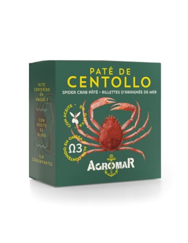 AGROMAR - PATE DE CENTOLLO - lata 100g.