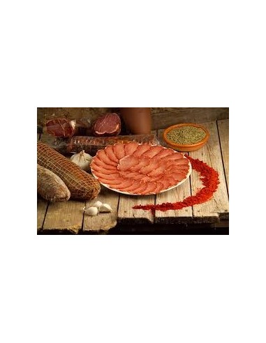 RUA GOURMET - CURED PORK LOIN OF PORK IN EXTRA VIRGIN OLIVE OIL - About 250g.
