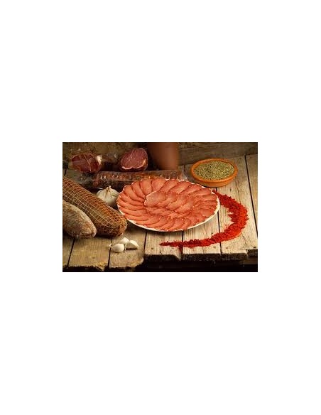 RUA GOURMET - CURED PORK LOIN OF PORK IN EXTRA VIRGIN OLIVE OIL - About 250g.