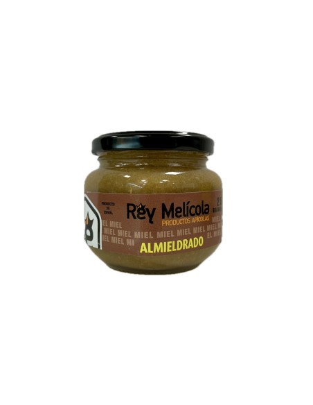 REY MELICOLA - HONEY WITH ALMOND - HONEY WITH ALMOND 250g.