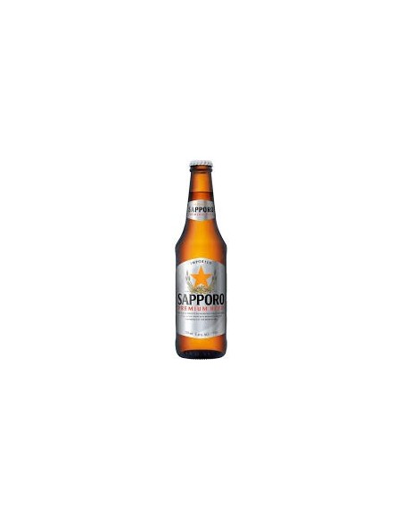 SAPPORO - Cerveja PREMIUM - Cerveja Japonesa de Arroz Lager 33cl