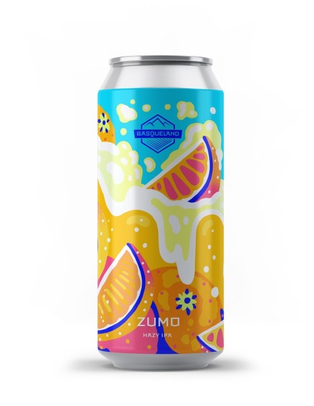 BASQUELAND - ZUMO 6´0º - Hazy IPA Lata 44cl