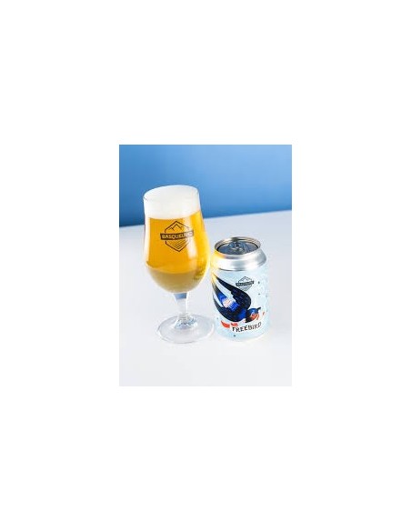 BASQUELAND - FREEBIRD 6´0º - West Coast IPA Sin gluten Lata 33cl