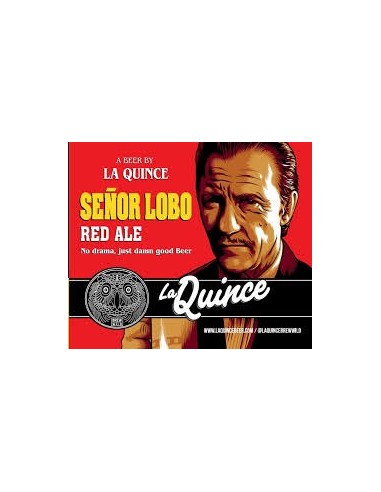 LA QUINCE - SEÑOR LOBO - Red Ale (Sin Gluten) 33cl