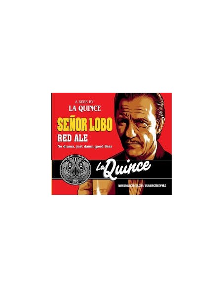 LA QUINCE - SEÑOR LOBO - Red Ale (Sin Gluten) 33cl