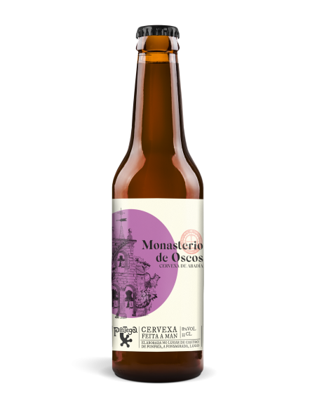 PINTEGA - MONASTERIO DE OSCOS Strong Dark Ale 8´0º - 33cl