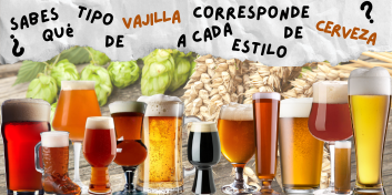 ¿Sabes qué tipo de vajilla corresponde a cada estilo de cerveza?